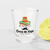 Cinco de Mayo Personalized Shot Glas (Voorkant)