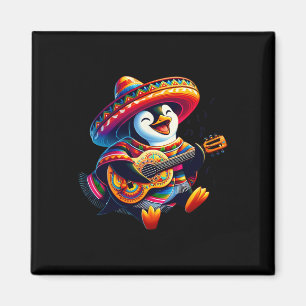 Cinco De Mayo Pinguïn Laten we Fiesta Matching Mex Magneet