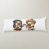 Cinco De Mayo Pugs Body Pillow Lichaamskussen (Achterkant)