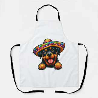 Cinco de Mayo Rottweiler Mexico viering Schort