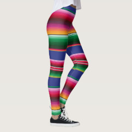 Cinco de Mayo Serape Blanket Pattern Leggings