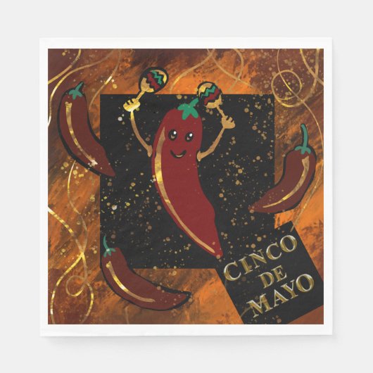 Cinco de Mayo Servet (Voorkant)