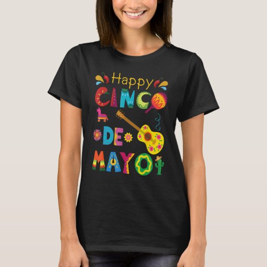 Cinco De Mayo Shirt Mexican Fiesta 5 De Mayo (Voorkant)