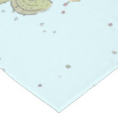 Cinco de Mayo Singing Cactus en Pepper Mariachis Tafelkleed (Gekanteld)