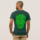 Cinco de Mayo Skull #9 T-shirt (Achterkant volledig)
