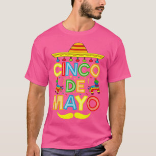 Cinco De Mayo Sombrero Mexican Fiesta 5 de Mayo Gi T-shirt