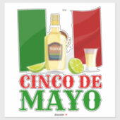 Cinco De Mayo Sticker (Vel)