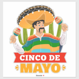 Cinco De Mayo Sticker