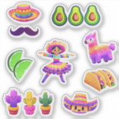 Cinco de Mayo Sticker Set (Voorkant)