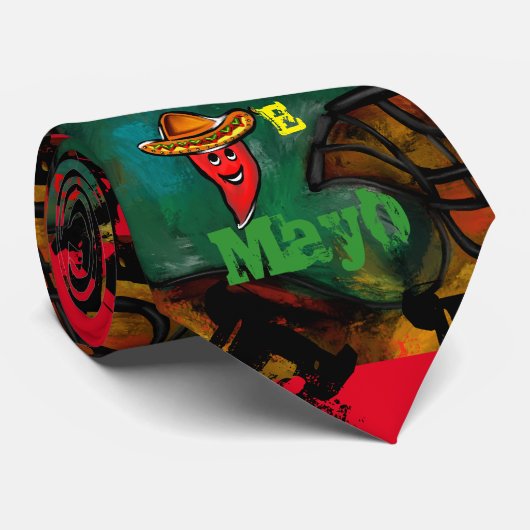 Cinco de Mayo Stropdas (Opgerold)