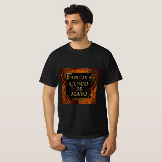 Cinco de Mayo T-shirt (Voorkant volledig)