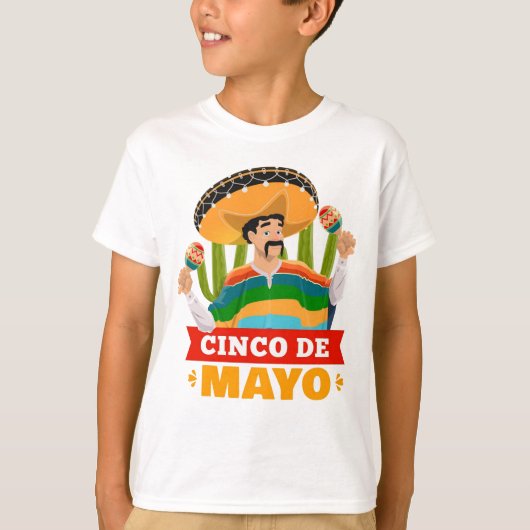 Cinco De Mayo T-Shirt (Voorkant)