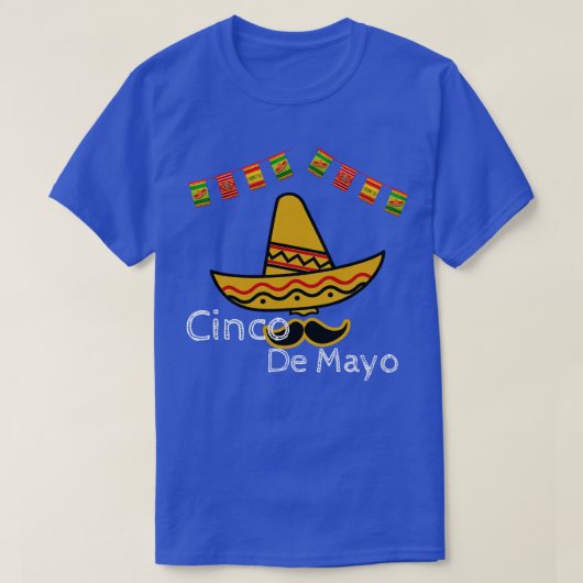 Cinco De Mayo T-shirt (Design voorkant)