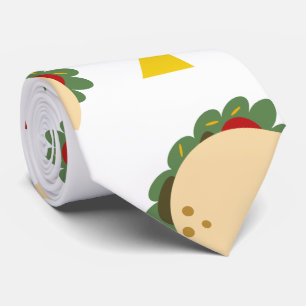 Cinco De Mayo Taco Modern Confetti Patroon Stropdas
