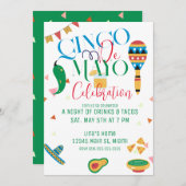 Cinco De Mayo Taco Party Fiesta Celebration Kaart (Voorkant / Achterkant)
