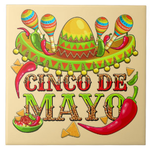 Cinco de Mayo Tegeltje