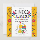 Cinco de Mayo Tequila Folk Invitation (Devant)