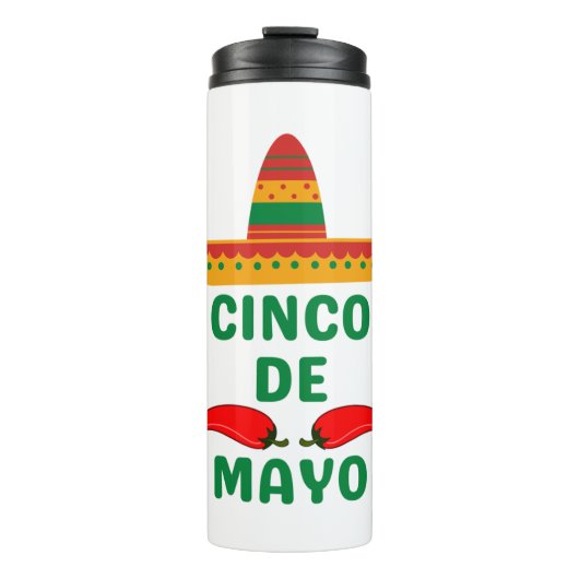 Cinco De Mayo Thermosbeker (Voorkant)