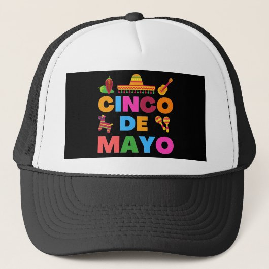 Cinco De Mayo Trucker Pet (Voorkant)