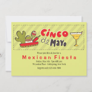 Cinco de Mayo Uitnodiging