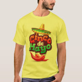Cinco De Mayo Unisex T-Shirt (Voorkant)