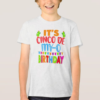 Cinco de Mayo verjaardag grappige woordspeling Tri-Blend Shirt