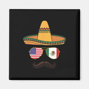 Cinco de Mayo Viering Mexicano Amerikaans 2025 1 Magneet