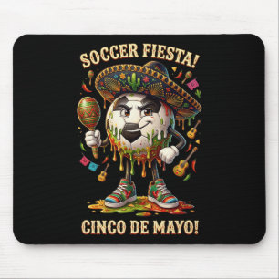 Cinco De Mayo Voetbalfeest Drip Sport Liefde Manne Muismat