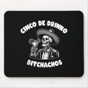 Cinco de mayo voor vrouwen cinco de drinko muismat