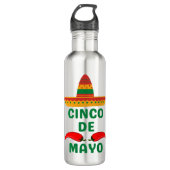 Cinco De Mayo Waterfles (Voorkant)