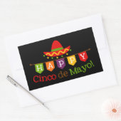 Cinco De Mayo woordart Fiesta party sticker (Envelop)