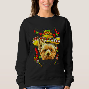 Cinco De Mayo Yorkshire Terrier Mannen Vrouwen Kin Trui