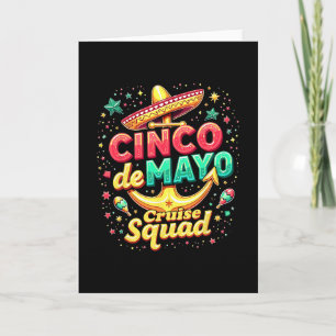Cinco De Mayo's Cruise Squad Fiesta Familie Reis Kaart