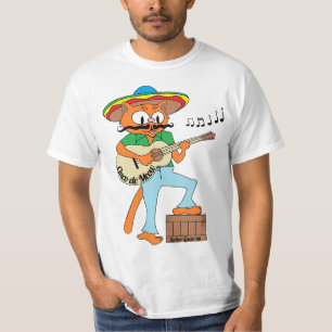 Cinco de Meow Cinco de Mayo Mexican Cartoon Cat T-shirt