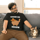 CINCO DE MEOW FUNNY CAT T-SHIRT T-SHIRTS