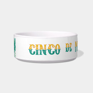 Cinco De Meowo Keramische Kom voor Huisdieren