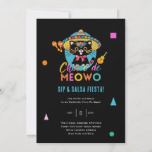 Cinco De Meowo Plezierfeest Kat Mayo Feestje