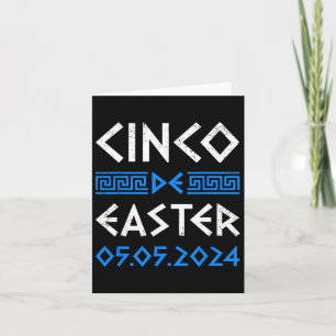 Cinco De Pasen Grappig Cinco De Mayo Orthodox Grie Kaart