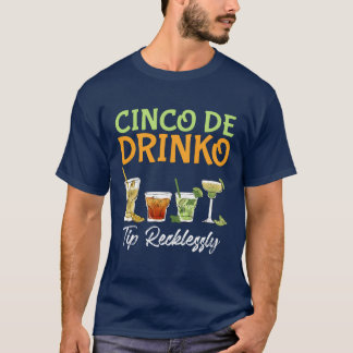 Cinco Drink Meican drinkfeest Ventor Fiesta famili T-shirt