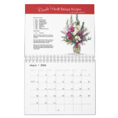 Cinda's Floral Design Recepten met instructies Kalender (Mar 2026)