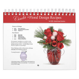 Cinda's Floral Design Recepten met instructies Kalender