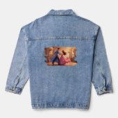 Cinderella and Prince Dancing – Enchanted Ballroom Denim Jacket (Achterkant)
