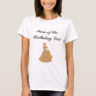 Cinderella Anniversaire Fête Maman T-shirt