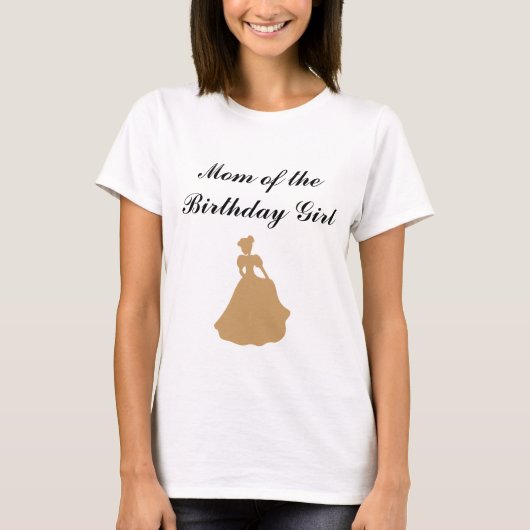 Cinderella Anniversaire Fête Maman T-shirt (Devant)