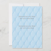 Cinderella Elegant Chic Princesse Royal Invitation (Dos)