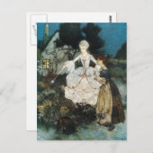 Cinderella en Fairy Godmoeder Briefkaart (Voorkant / Achterkant)