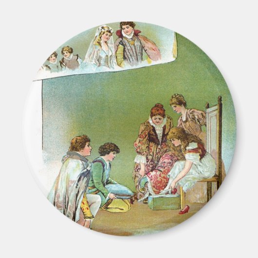 Cinderella Fairytale Magneet (Voorkant)