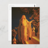 Cinderella Maxfield Parrish Fine Art Briefkaart (Voorkant / Achterkant)