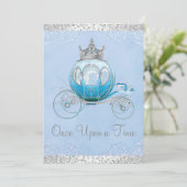 Cinderella Once Upon a Time Prinses Verjaardag Kaart (Staand voorkant)