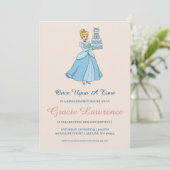 Cinderella princess birthday invitations (Debout devant)